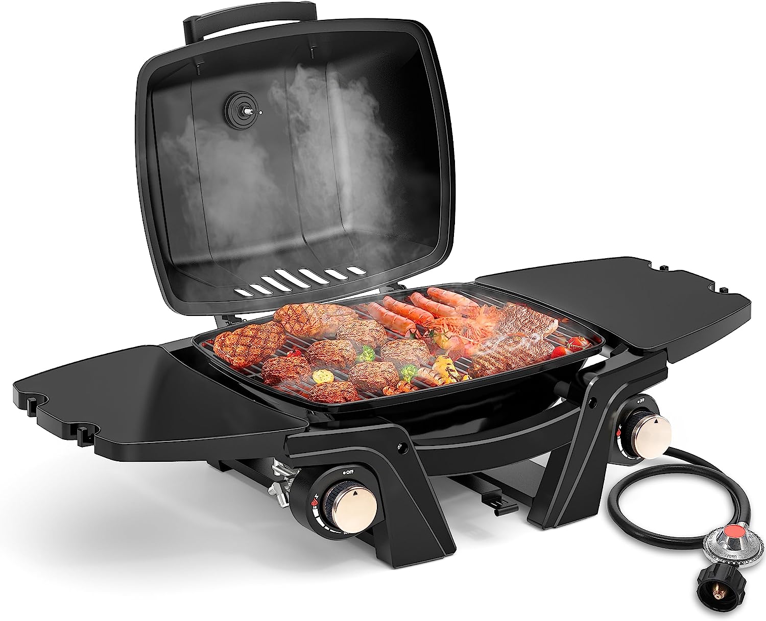 Camping Cooking Cast Iron - Griglia BBQ Portatile Certificata a 2