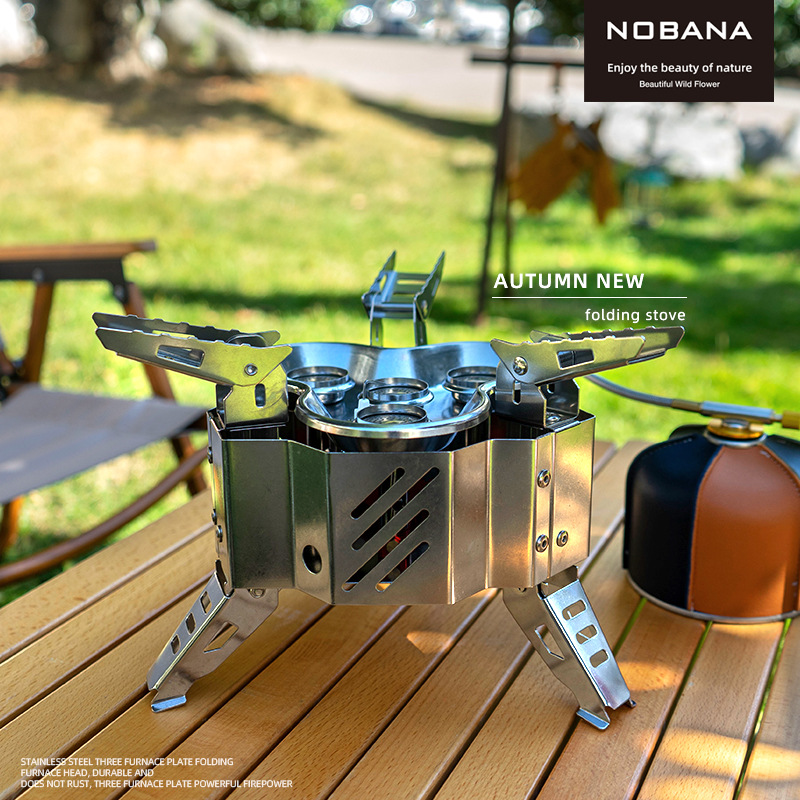 Camping Cooking Fire Stove - Fornello a gas portatile ad alta