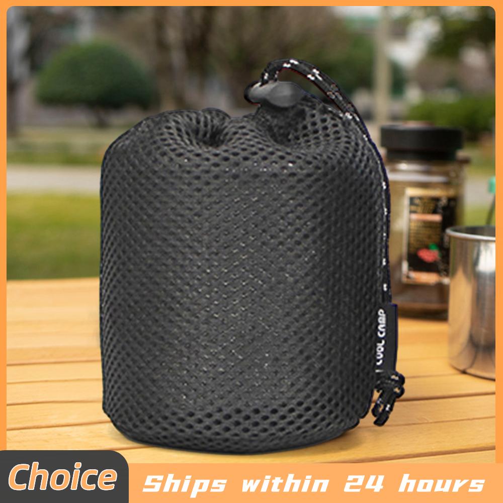 Camping Cooking Pan Set - Set da Esterno con Borsa Portaoggetti,