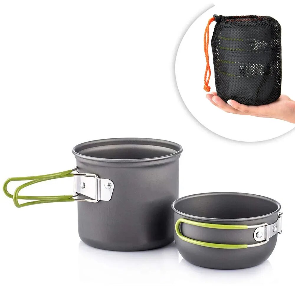 Camping Cooking Ware Set - Pentole da campeggio Kit da pasticcio