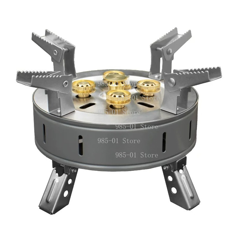 Camping Cooking Fire Stove - Fornello a Gas Portatile Antivento, Stufa