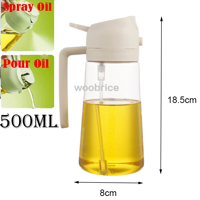 Camping Cooking Oil Bottle - Bottiglia Spray per Olio d'Oliva, Dispenser