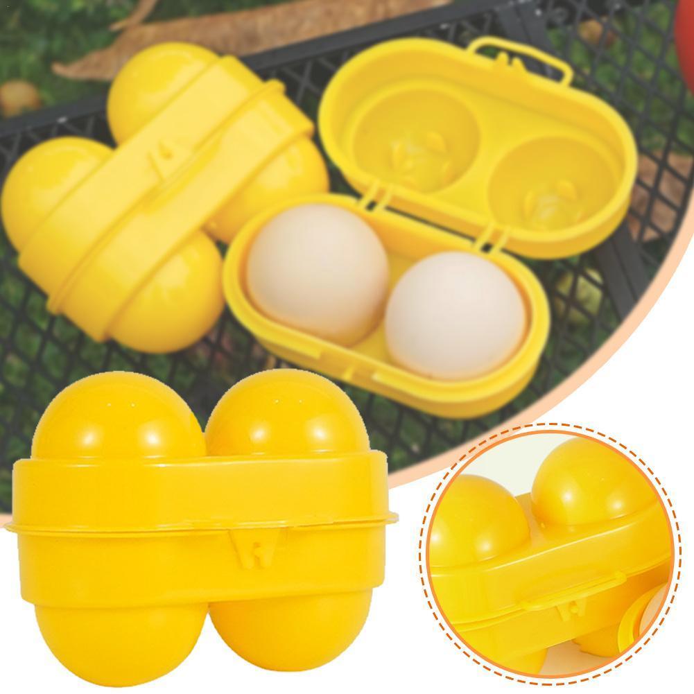 Camping Cooking Container - 2 Grid Egg Storage Box contenitore