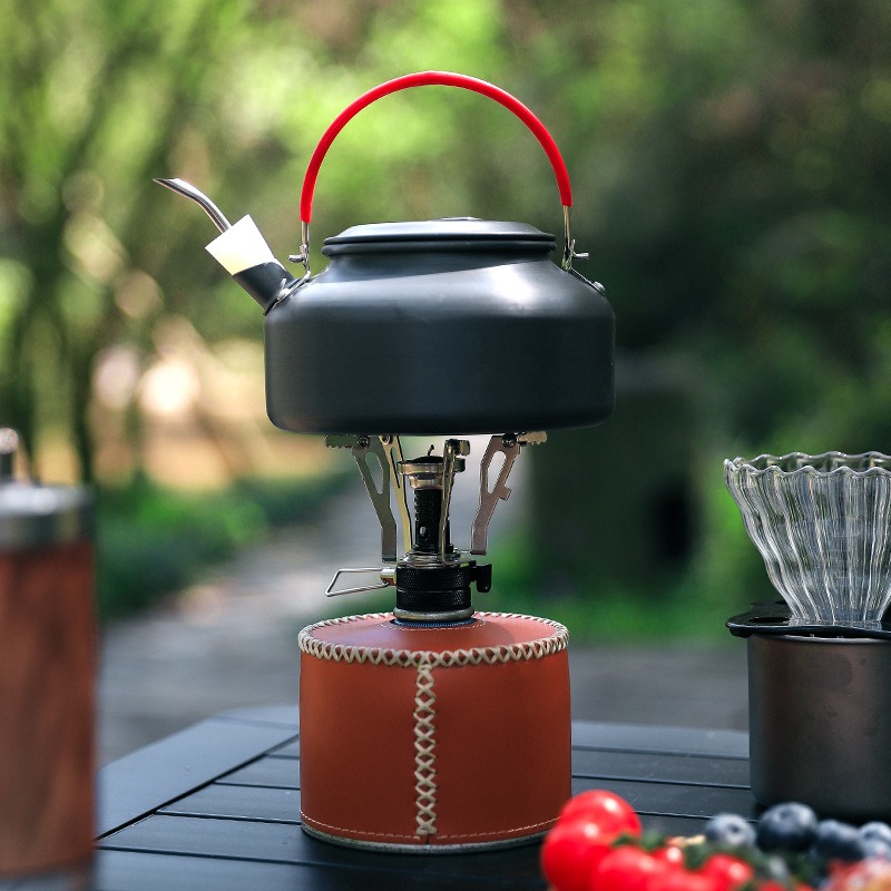 Camping Cooking Fire Stove - Mini fornello da campeggio integrato per