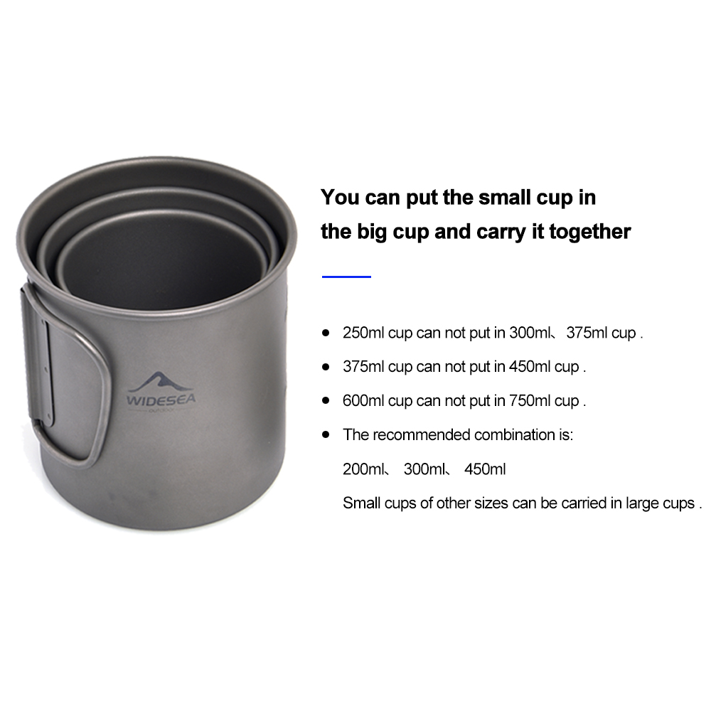 Tazza da Campeggio Widesea in  - Camping Cooking Ware Set recensione e prezzo