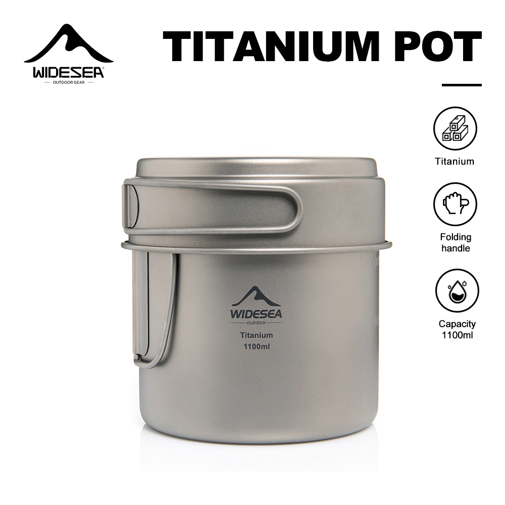 Widesea Pentola da campeggio u - Camping Cooking Pan Set recensione e prezzo