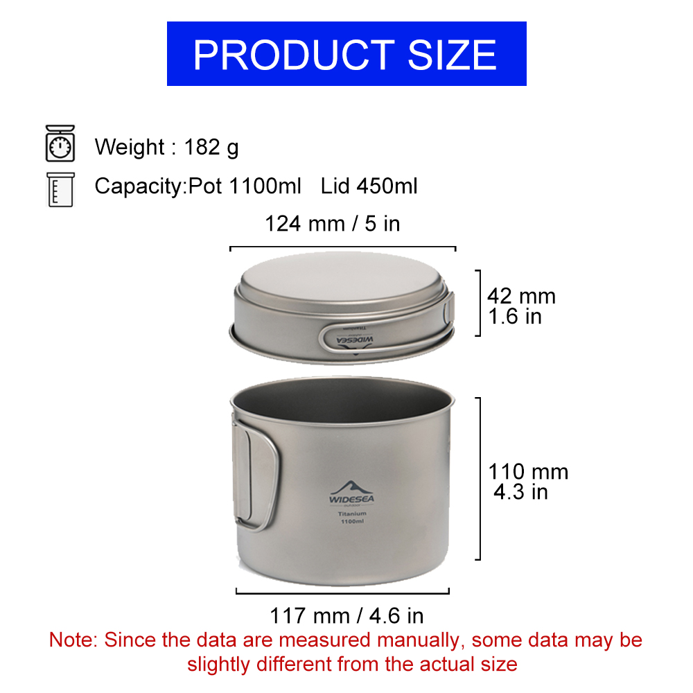 Widesea Pentola da campeggio u - Camping Cooking Pan Set recensione e prezzo