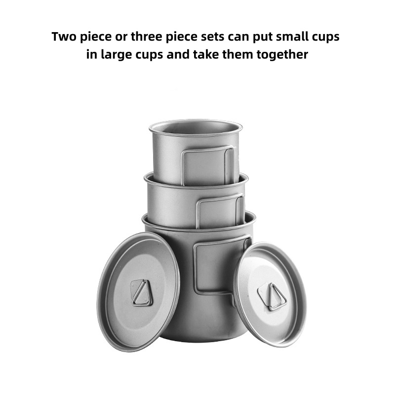 Tazza da campeggio in titanio  - Camping Cooking Ware Set recensione e prezzo