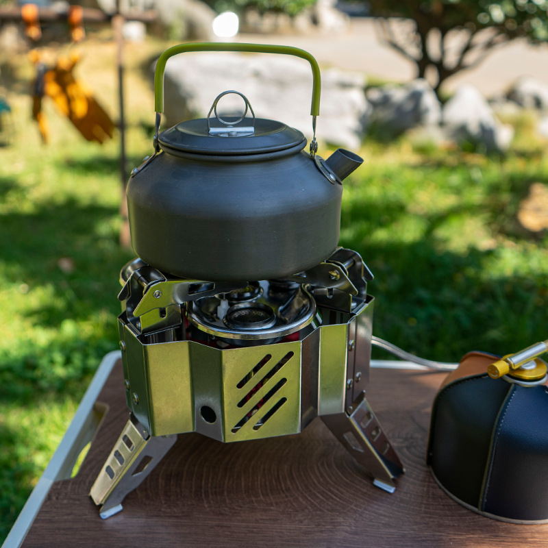Fornello a gas portatile ad al - Camping Cooking Fire Stove recensione e prezzo