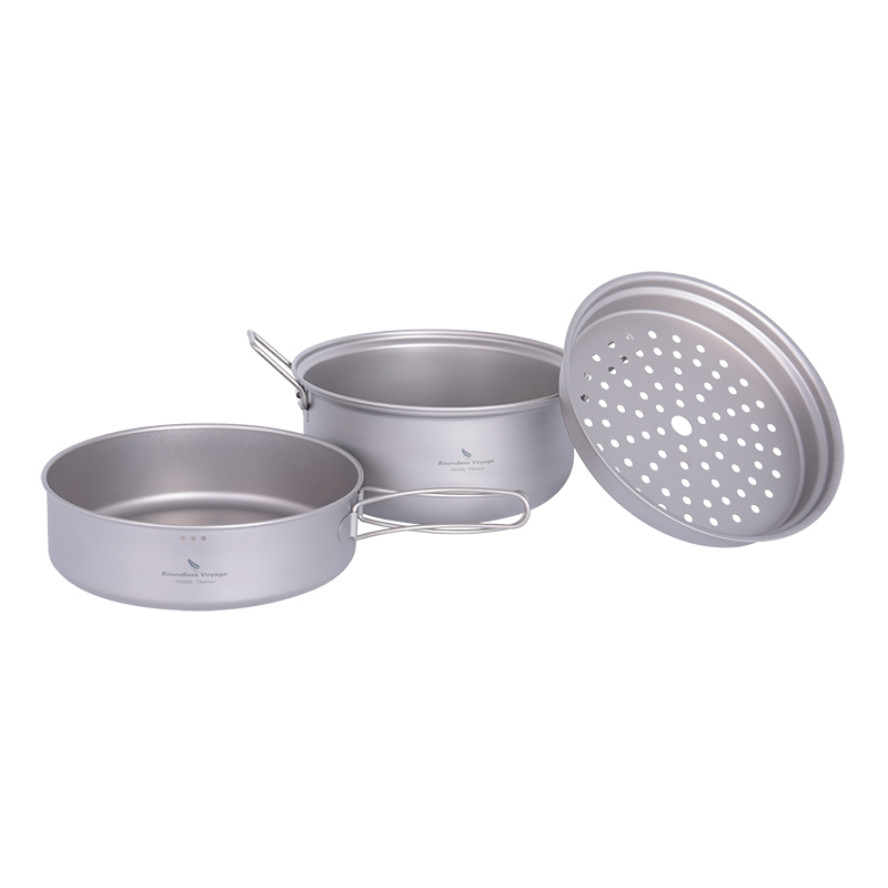 Set di pentole da campeggio Bo - Camping Cooking Pan Set recensione e prezzo