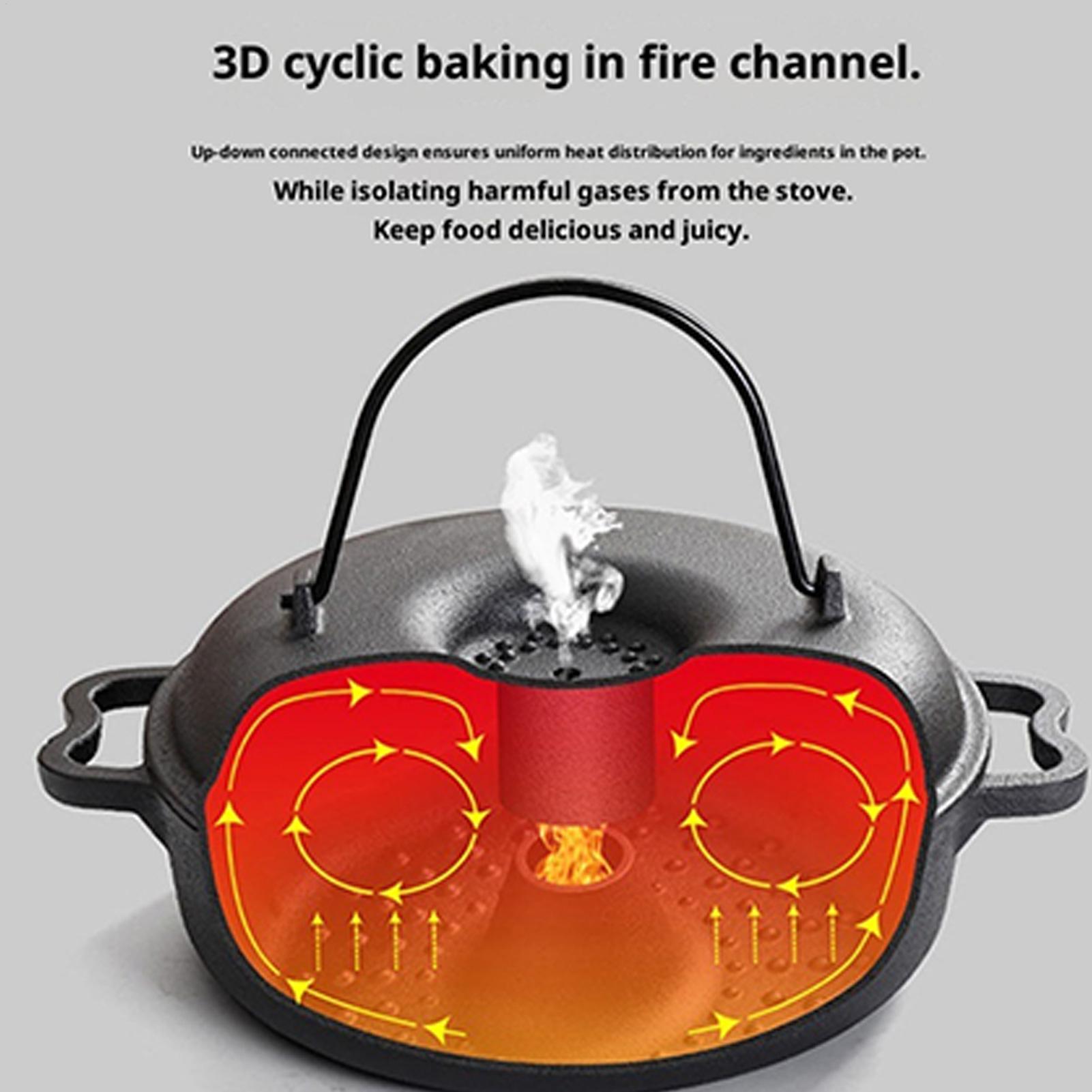 Pentola per calderone da cucin - Camping Cooking Cast Iron recensione e prezzo
