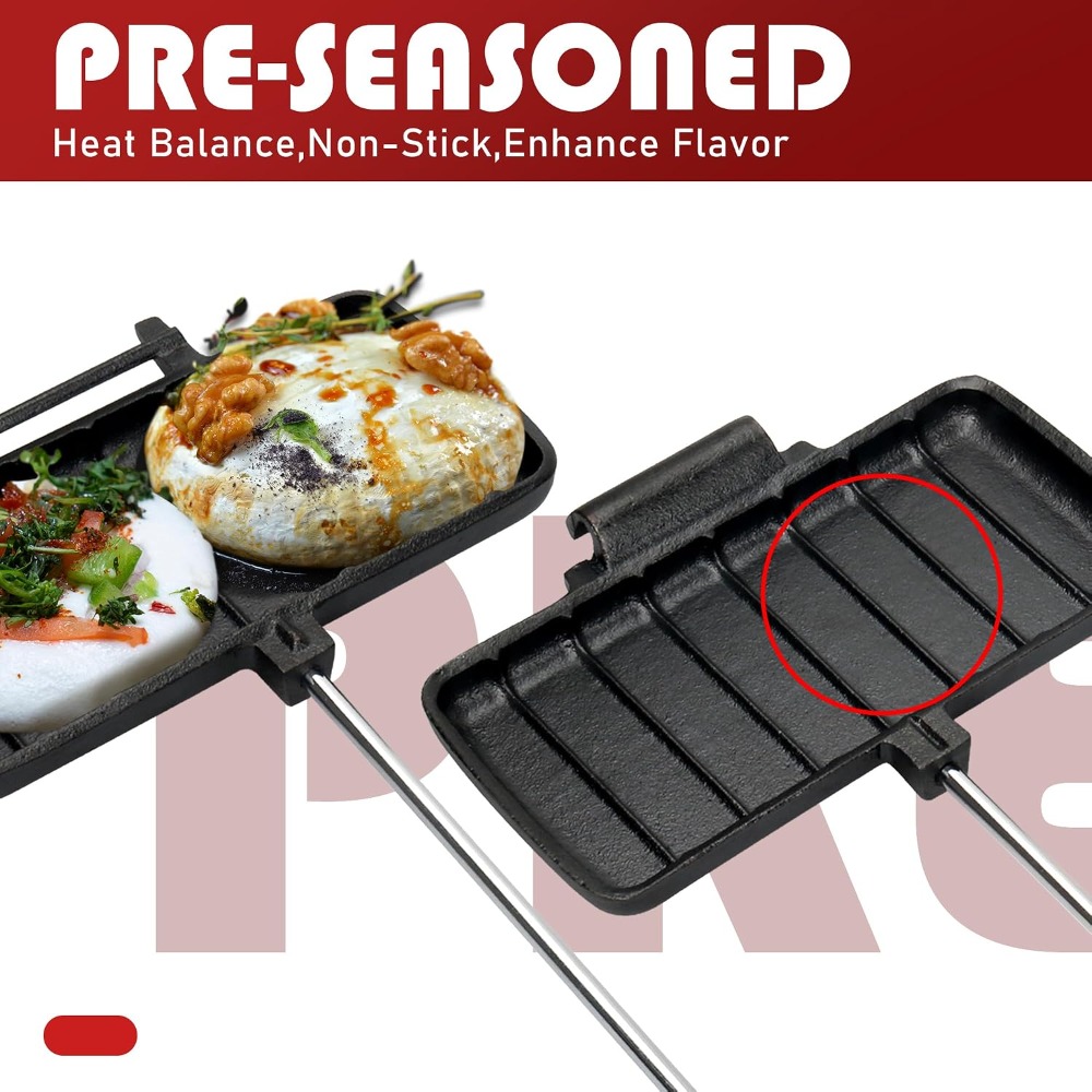 Piastra Doppia in Ghisa per Ca - Camping Cooking Cast Iron recensione e prezzo