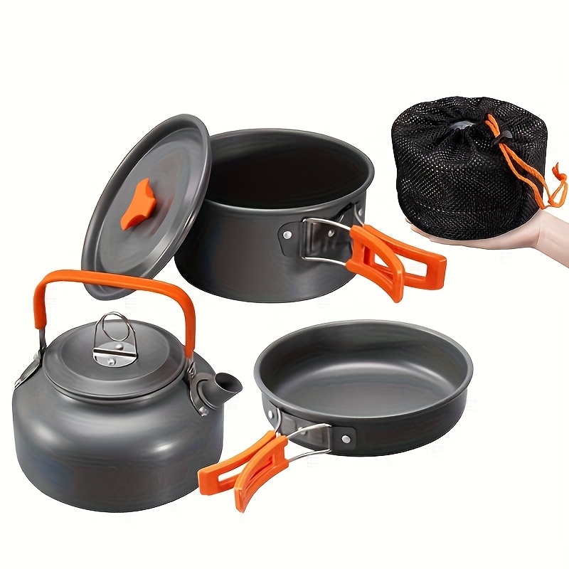 Set di Pentole da Campeggio Ul - Camping Cooking Pan Set recensione e prezzo