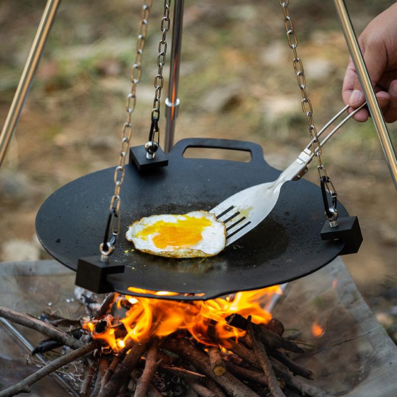 Treppiede da campeggio per cuc - Camping Cooking Fire Stove recensione e prezzo