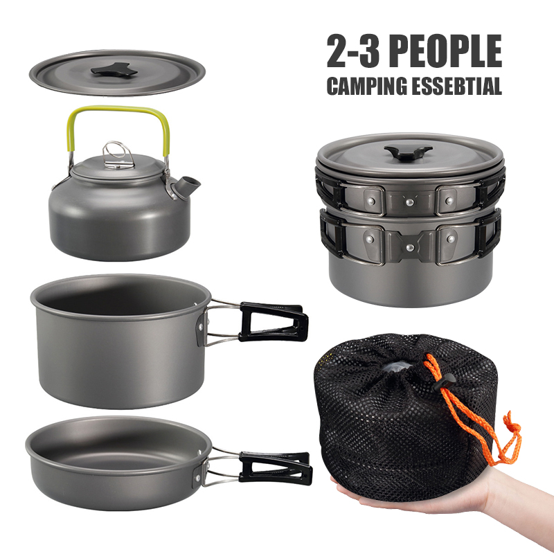 WESTTUNE Kit di pentole da cam - Camping Cooking Ware Set recensione e prezzo