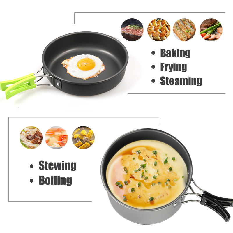WESTTUNE Kit di pentole da cam - Camping Cooking Ware Set recensione e prezzo