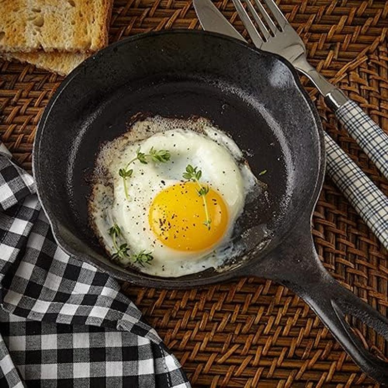 Padella in ghisa da 6 pollici, - Camping Cooking Cast Iron recensione e prezzo