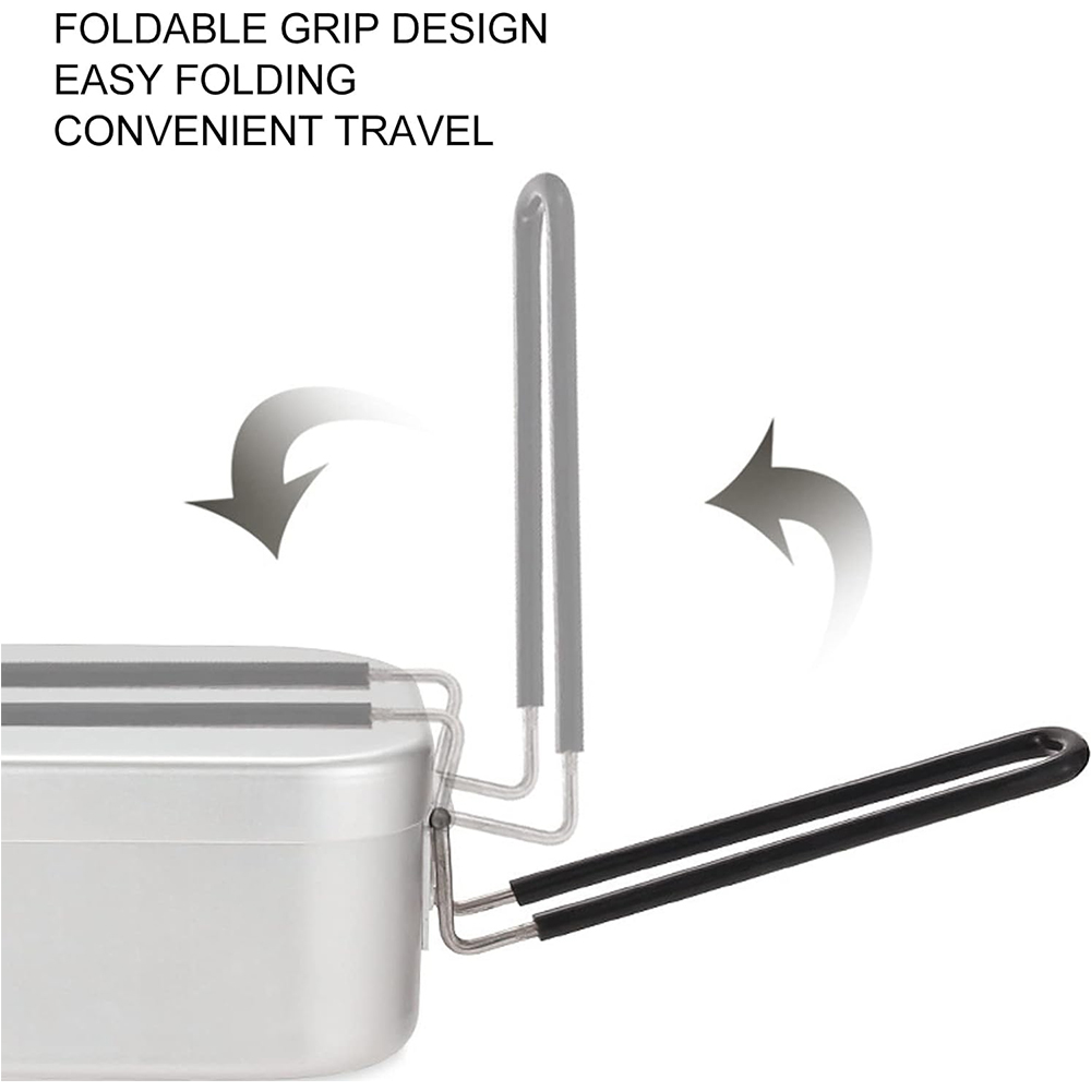 Scatole per il pranzo in allum - Camping Cooking Handle recensione e prezzo