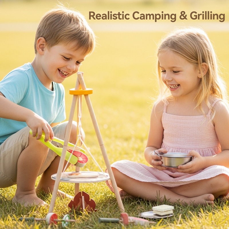 Set Giocattolo da Campeggio in - Camping Cooking With Kids recensione e prezzo