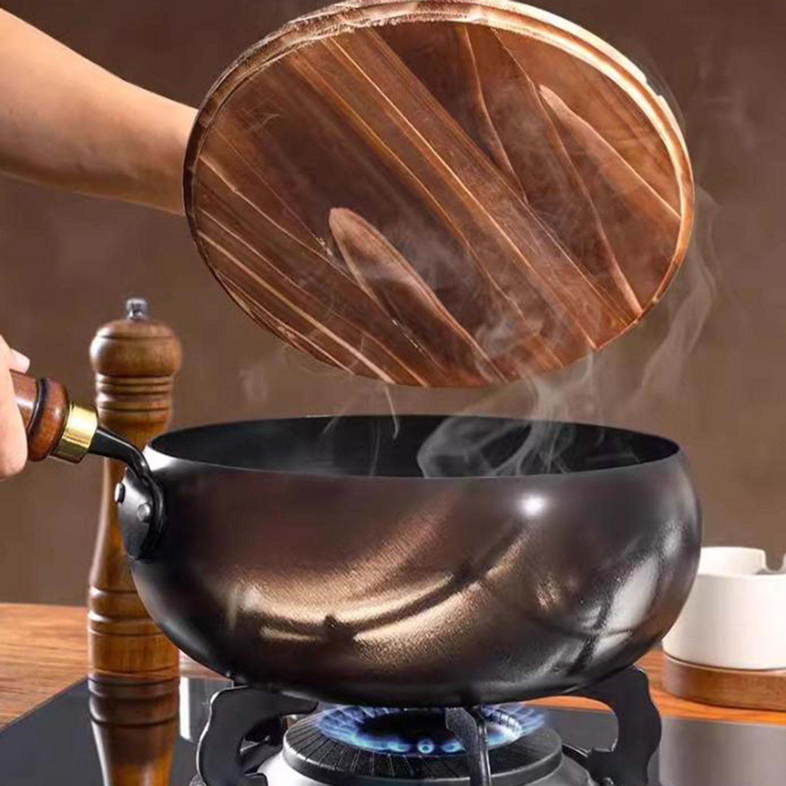 Wok non rivestito Wok cinese c - Camping Cooking Cast Iron recensione e prezzo