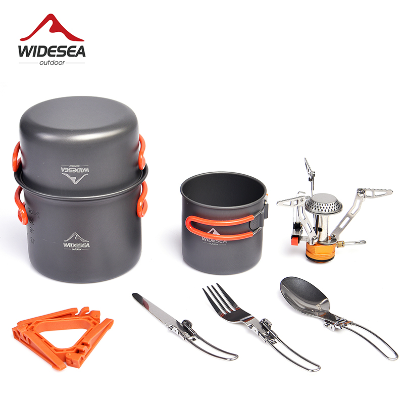 Widesea Set di pentole da camp - Camping Cooking Pan Set recensione e prezzo