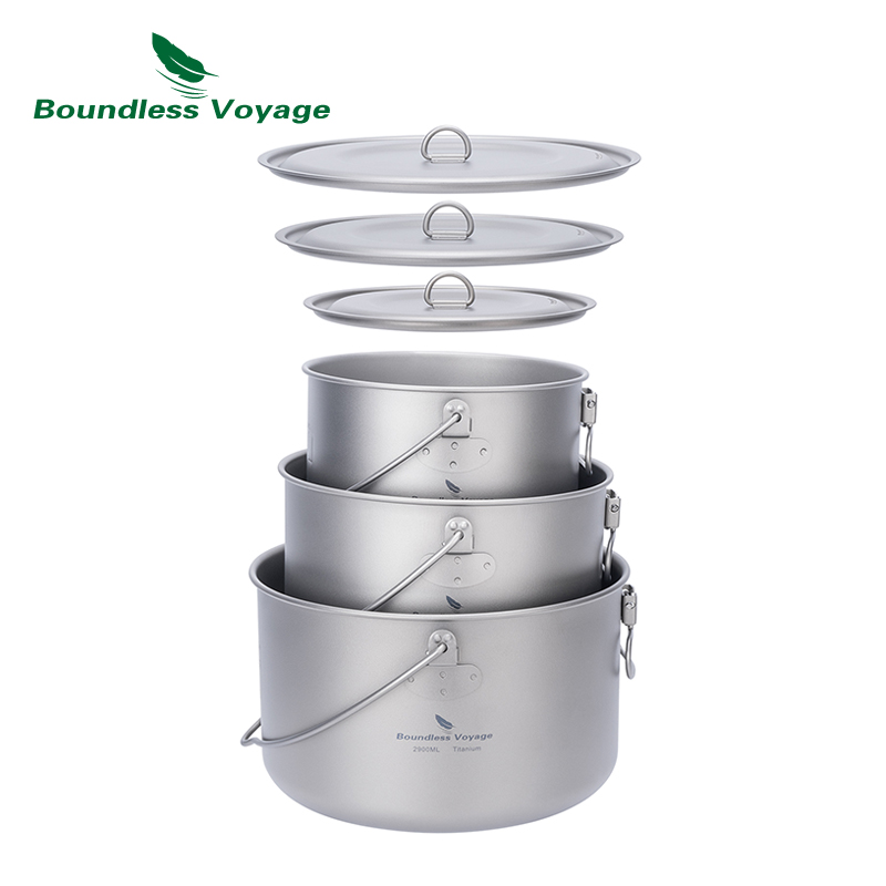 Boundless Voyage Pentola in ti - Camping Cooking Ware Set recensione e prezzo
