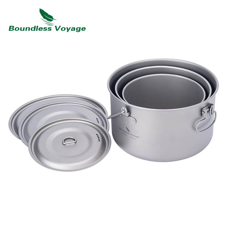 Boundless Voyage Pentola in ti - Camping Cooking Ware Set recensione e prezzo