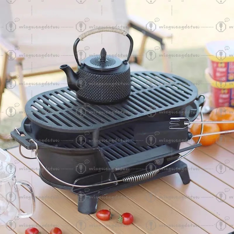 Griglia a Carbone in Ghisa Non - Camping Cooking Cast Iron recensione e prezzo