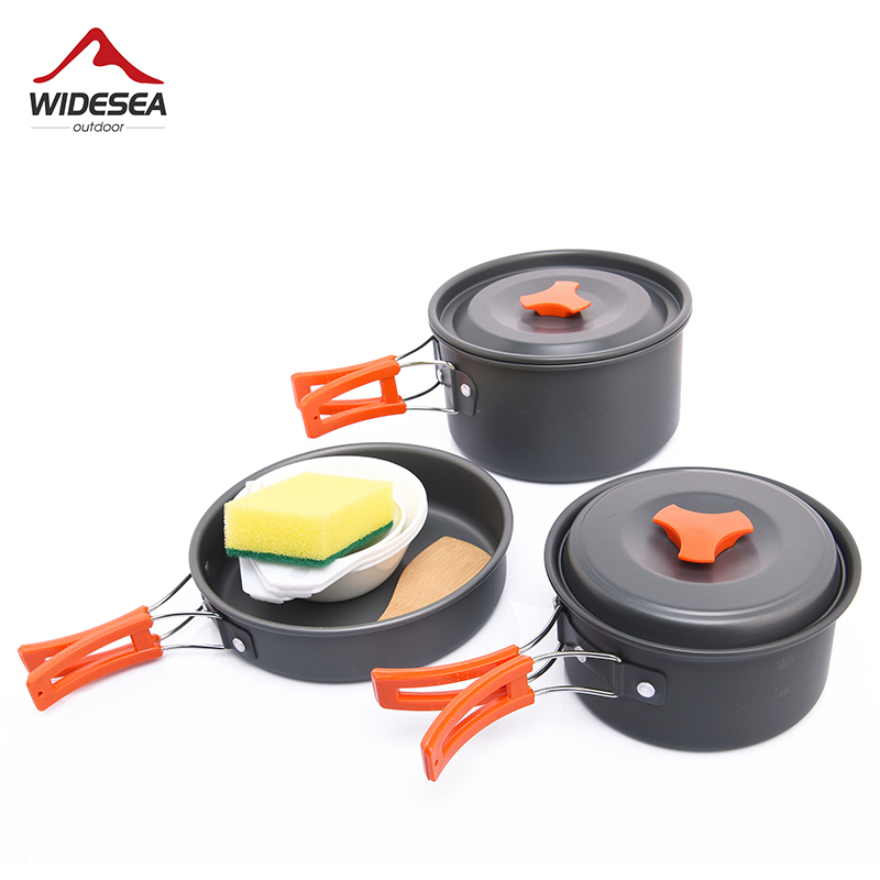 Widesea Set di pentole da camp - Camping Cooking Ware Set recensione e prezzo