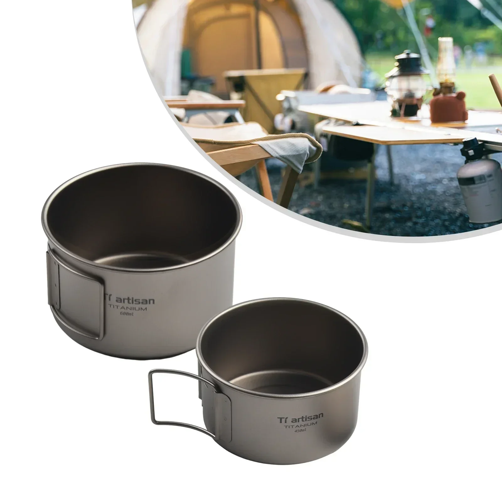 Ciotola in titanio con manico  - Camping Cooking Handle recensione e prezzo