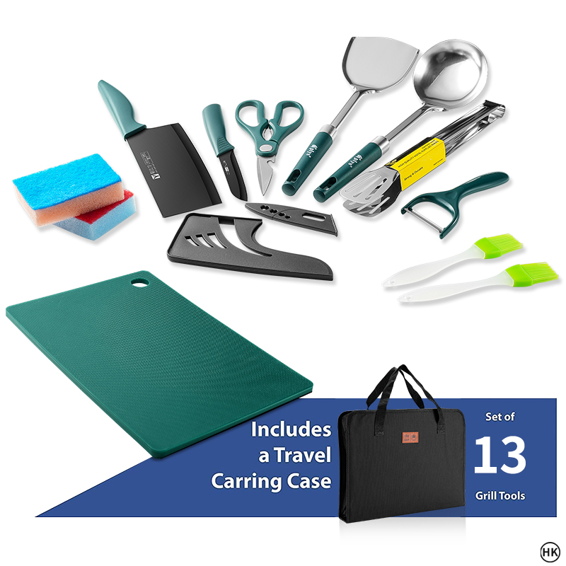 Set da cucina da campeggio 13  - Camping Cooking Accessories Set recensione e prezzo