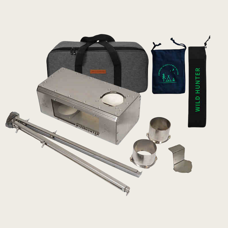 Stufa a Legna da Campeggio con - Camping Cooking Fire Stove recensione e prezzo