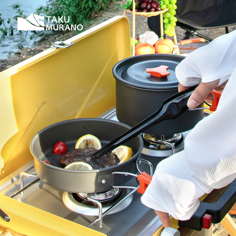 Set di pentole da campeggio, s - Camping Cooking Ware Set recensione e prezzo