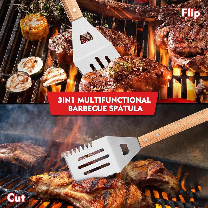 3 utensili per barbecue Set di - Camping Cooking Accessories Set recensione e prezzo