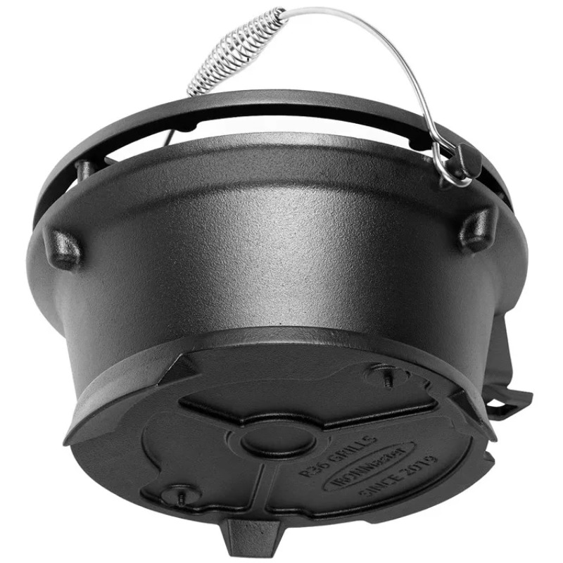 Griglia a carbone rotonda, bar - Camping Cooking Cast Iron recensione e prezzo