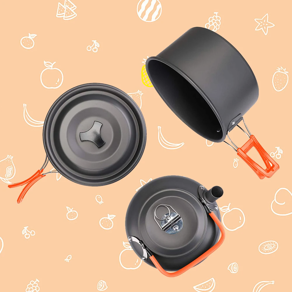 Kit da Cucina da Campeggio: Bo - Camping Cooking Pan Set recensione e prezzo