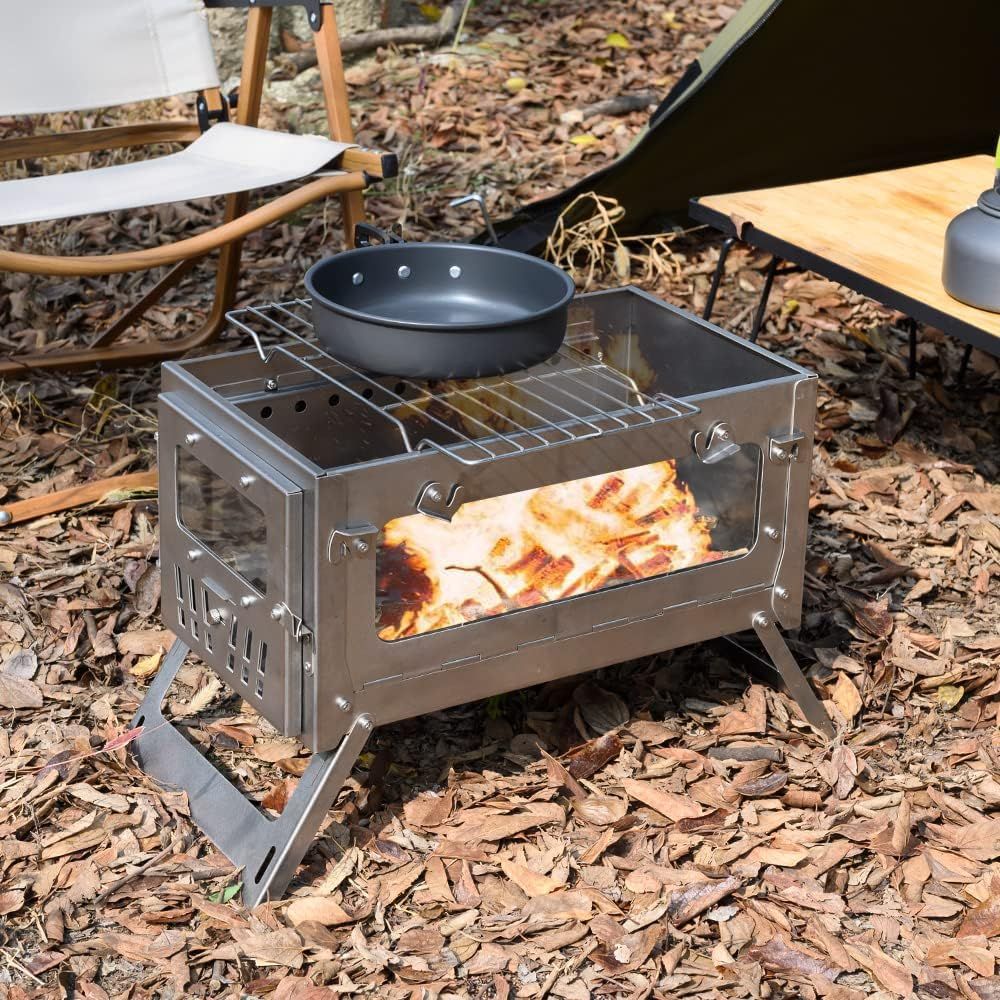 Stufa da tenda portatile in ac - Camping Cooking Cast Iron recensione e prezzo