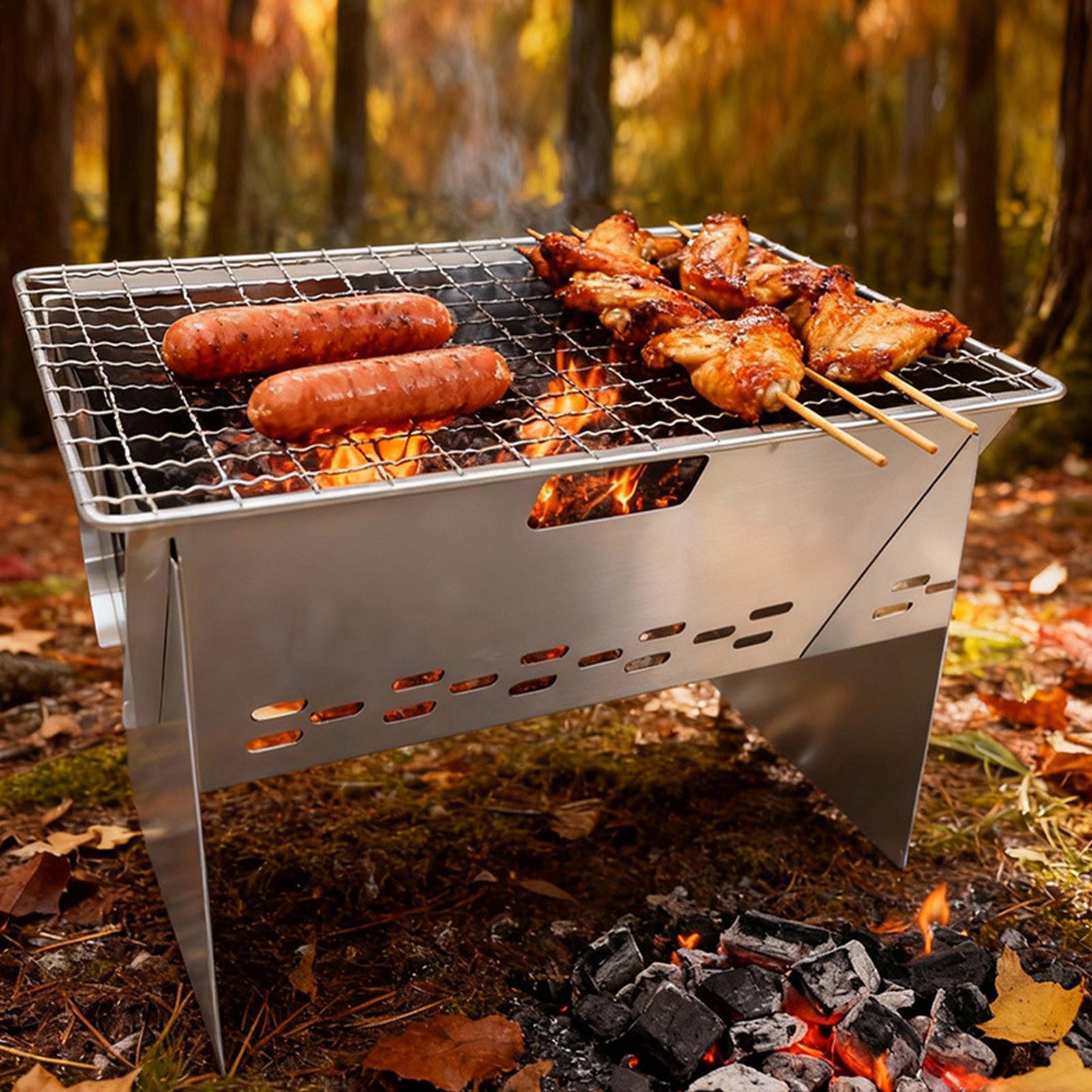 Griglia a carbone portatile pi - Camping Cooking Fire Stove recensione e prezzo
