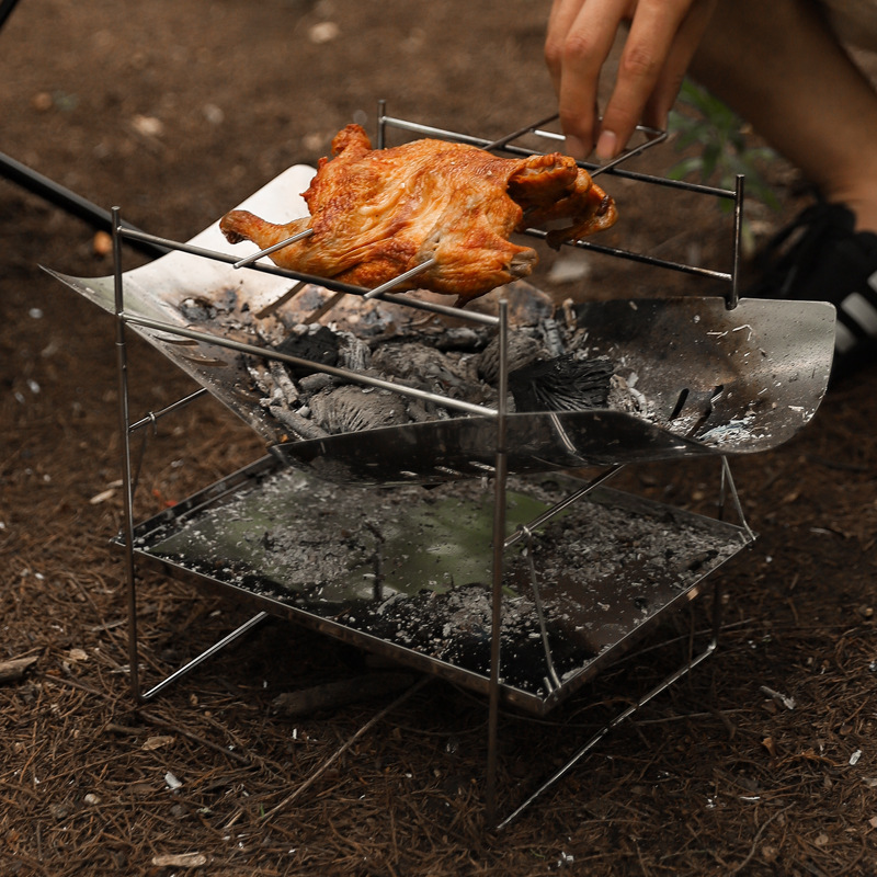 Fornello da campeggio a legna  - Camping Cooking Fire Stove recensione e prezzo
